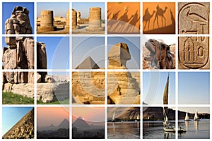 Fabulous Egypt collage