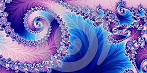Fabulous horizontal abstract background with Spiral Pattern. You