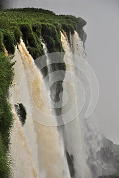 Fabulous Iguazu waterfall. Argentina