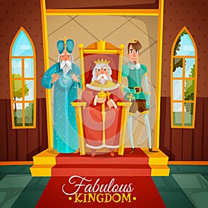 Fabulous Kingdom Cartoon Illustration