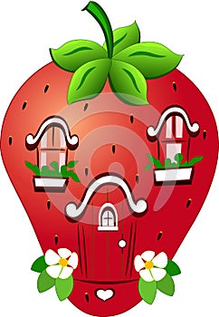 Fabulous strawberry house