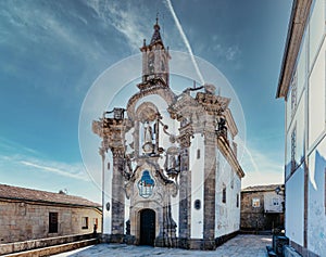 Facad of the Chapel of San Telmo in Tui, Galicia, Spain