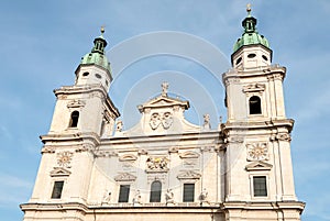 Facade of the 774 Era Salzburg Cathedral