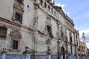 Facade of the Alcala de Henares University, Madrid, Spain photo
