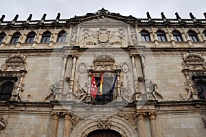 Facade of the Alcala de Henares University, Madrid, Spain photo
