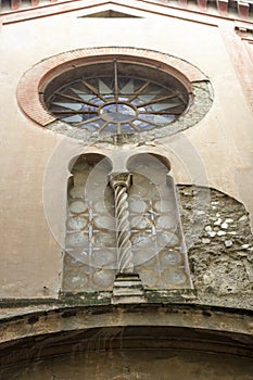 Facade of ancient church