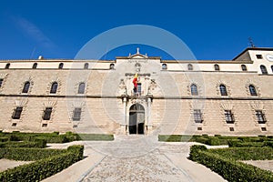 Facade of ancient hospital Tavera in Toledo photo