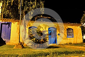 Facade of Anita Garibaldi`s house in Laguna, Santa Catarina