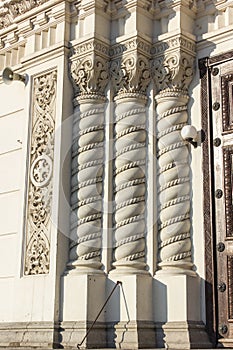 Facade of the Ascension Cathedral in Novocherkassk