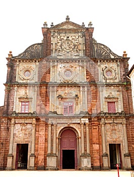 Facade of Basilica of Bom Jesus church