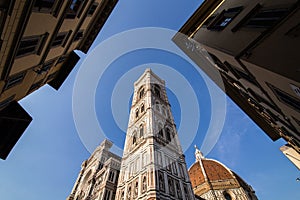 Facade of the Basilica di Santa Maria del Fiore (Basilica of Sai