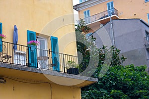 Facade of Bastia, Corsica