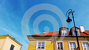 Facade of a beautiful classical style building in european Old Town, architecture and real estate