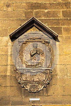 Facade of the The Bernardine church and monastery located in the Lviv, Ukraine