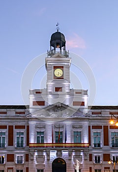 Facade of the building of the Presidency of the Community of Madrid spanish: Presidencia de la Comunidad de Madrid. photo