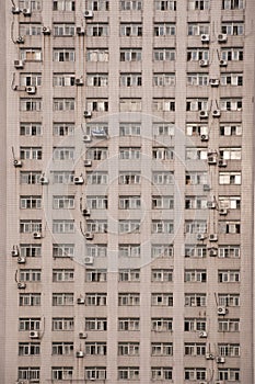 Facade of bÃ¶ock of flats