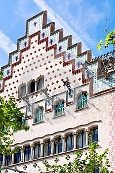 Facade of Casa Ametller in Barcelona photo