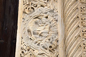 Facade of Cathedral Church Entrance, Modena