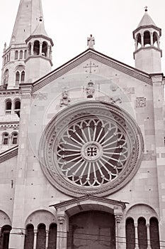 Facade of Cathedral Church, Modena