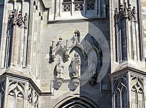 Facade of Cathedral of Constance Konstanz Minster, Germany