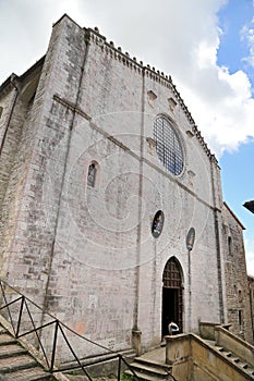 Facade of the Cathedral of Gubbio, Umbria