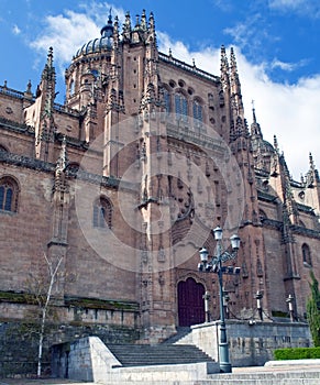 Facade of the cathedral of Salamanca