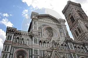 Facade of the Cathedral of Santa Maria del Fiore, Florence, Italy