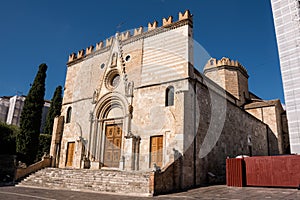 Facade of the Cathedral of Teramo Italy photo