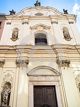 Facade of Chiesa della Madonna dello Spasimo