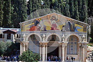 The facade of the Church of All Saints