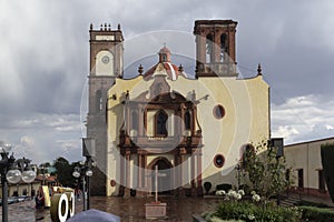 Facade of the Church of Amealco