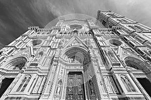 Church Cathedral Santa Maria del Fiore in Florence, Italy