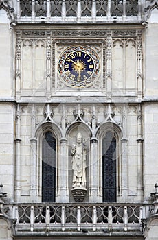 Facade of the church of Saint Germain l'Auxerrois