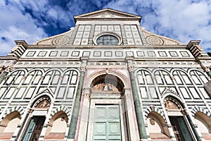 Facade of Church Santa Maria Novella di Firenze
