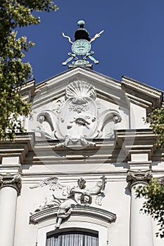 Facade of Church on Skalka, Pauline Fathers Monastery, Krakow,Poland