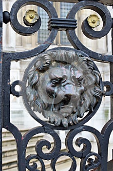 The facade of the city hall of Paris