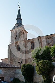 Facade of Collegiate church of San Pedro in Lerma, Burgos