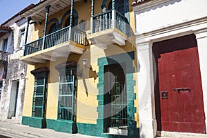 Facade of a colonial house