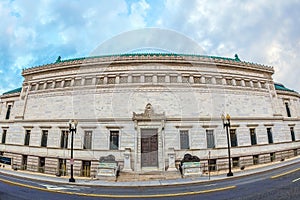 Facade of the Corcoran Gallery of Art, Washington DC, USA
