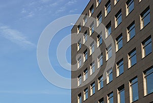 Facade of a corporate building