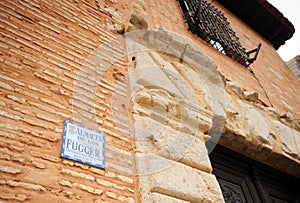Facade of Fugger Palace, Almagro, Spain photo