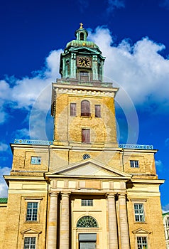 Facade of Gothenburg cathedral in Sweden photo