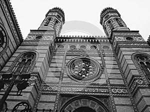 The facade of the Great Synagogue of Budapest