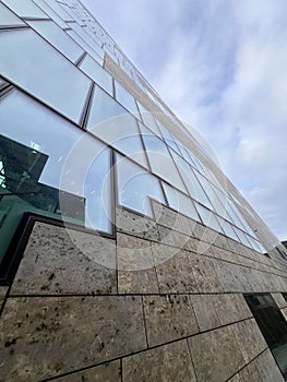 Facade of the Groninger Forum, Netherlands photo