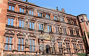 Facade of Heidelberg Castle