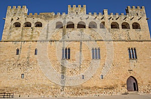 Facade of the historcal castle of Valderrobres photo
