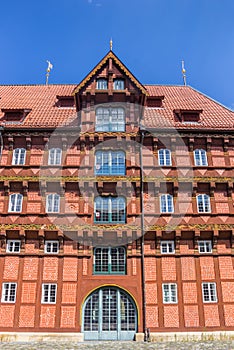 Facade of the historic Alte Waage building in Braunschweig