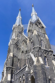 Facade of Historic Church in Milwaukee