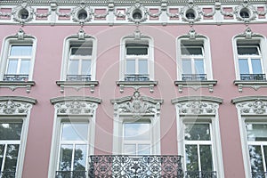 Facade historical house in Duesseldorf photo