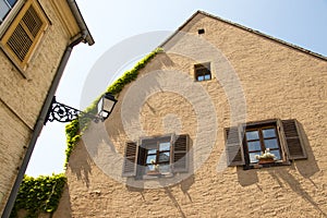 Facade of the house. Luxemburg.